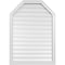 Ekena Millwork Octagonal Top Surface Mount PVC Gable Vent w/ 2"W x 1-1/2"P Brickmould Frame, 30"W x 42"H GVPOT30X4202SF - alternate 1